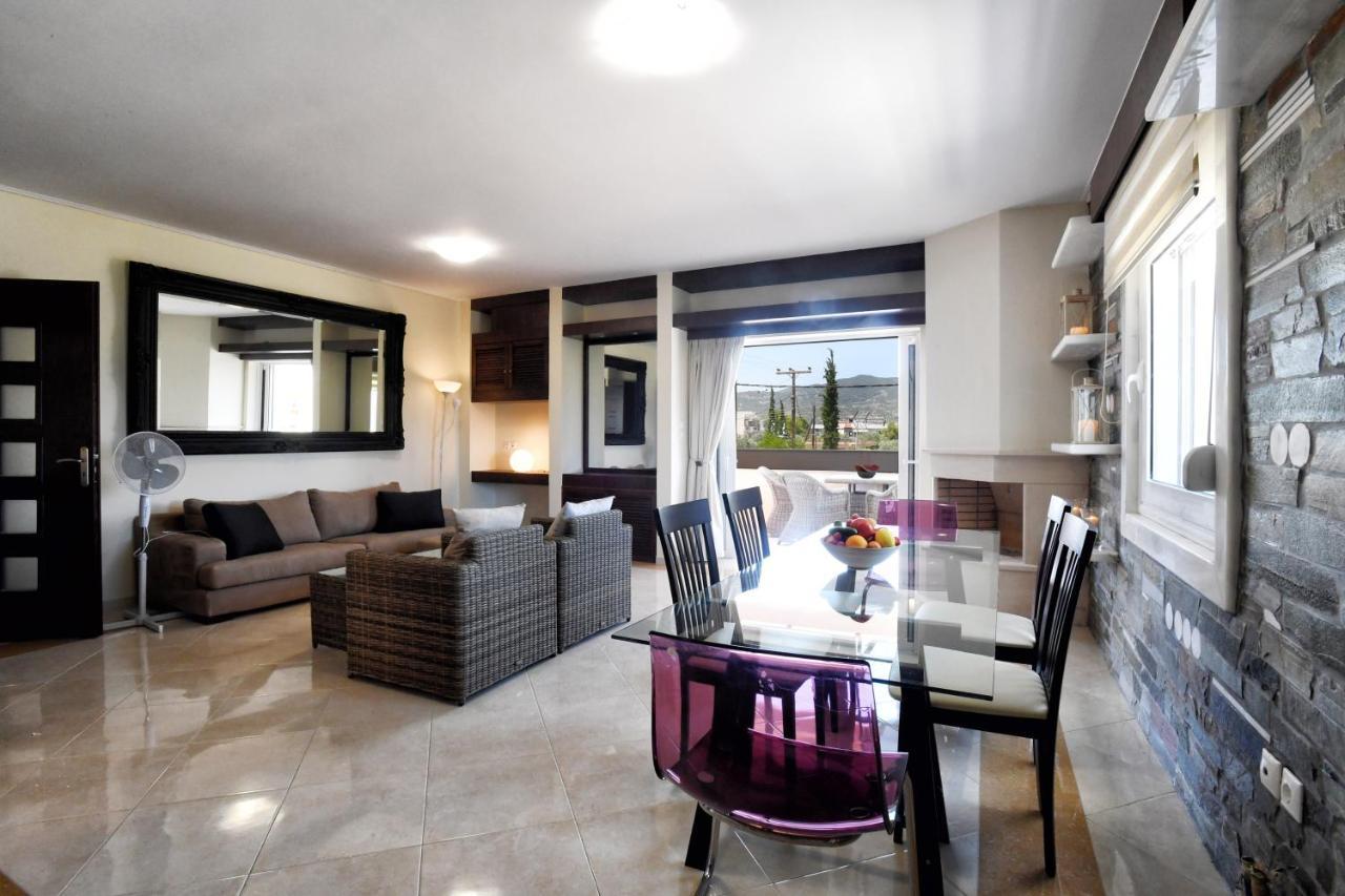 Апартаменты Livas Almyri Seafront Flat Като-Алмири Экстерьер фото