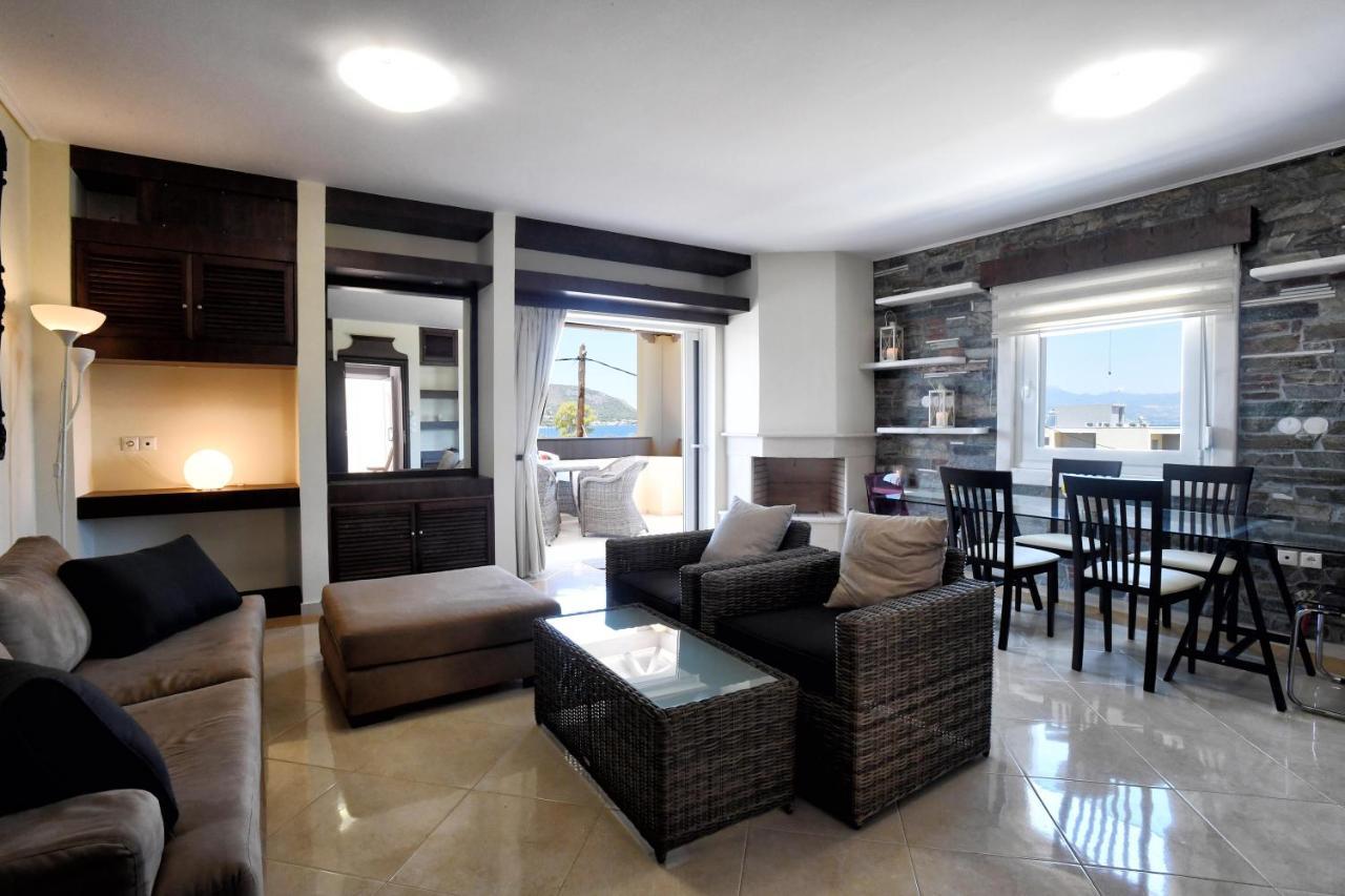 Апартаменты Livas Almyri Seafront Flat Като-Алмири Экстерьер фото